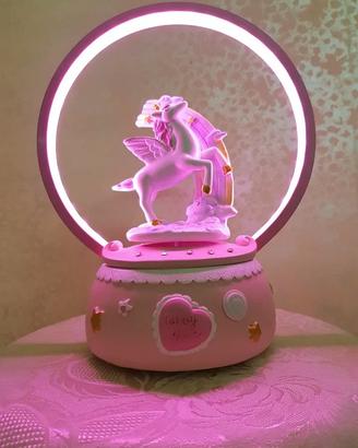 lampada decorativa unicorno Bluetooth USB