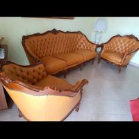 Divano e poltrone n vera pelle