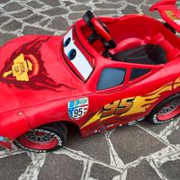 Macchina auto elettrica Cars Saetta McQueen Disney