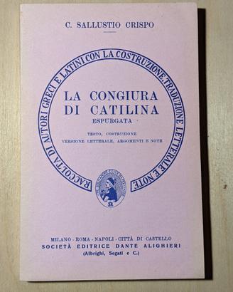 La congiura di Catilina, Sallustio Crispo 1970
