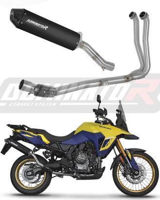 SCARICO COMPLETO MX2 TITANIO BLACK SUZUKI V-STROM 