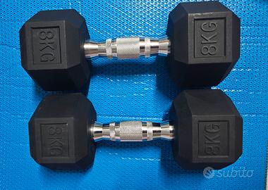 manubri palestra 8 kg