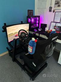 Simulatore Completo Fanatec GT3 + PC+ALL Garanzia