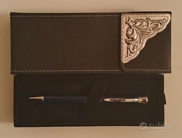 Penna Bagutta - blu con dettagli argento