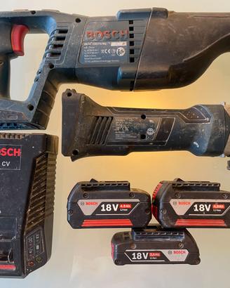 Kit Bosch Pro - Smerigliatrice - sega - 3 batterie