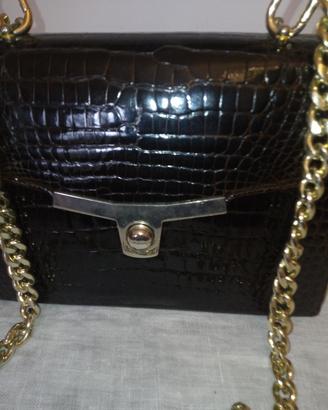 Borsa di pelle vero coccodrillo  vintage