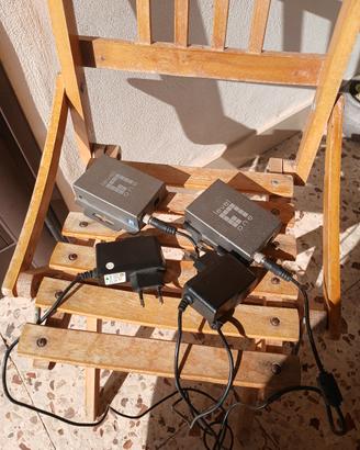 Coppia Media Converter LevelOne con alimentatori