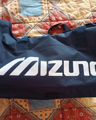Sacca sport Mizuno blu scuro 