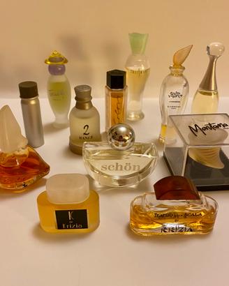 Lotto 12 profumi mignon vintage da collezione