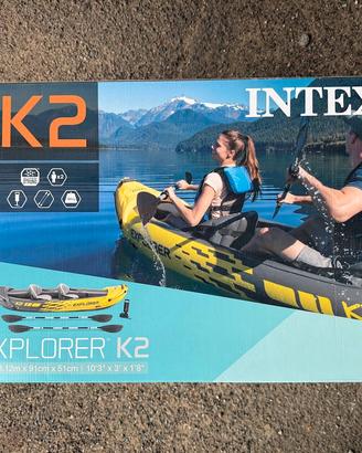Canoa Kayak gonfiabile K2 2 posti