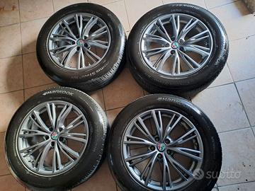 Cerchi 18 Alfa Stelvio gomme 4 mm