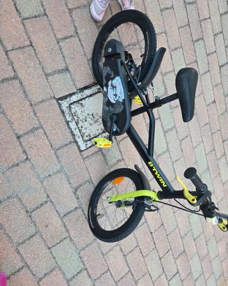 bici btwin decathlon 16 pollici