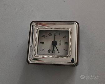 Orologio in argento + Mauthe + sveglia vintage