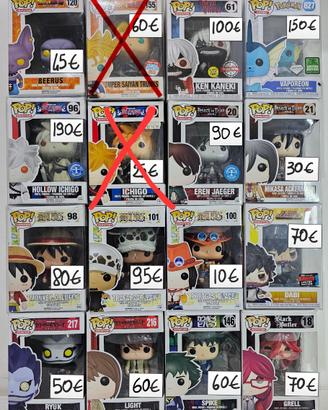 Funko Pop! Animation, Anime