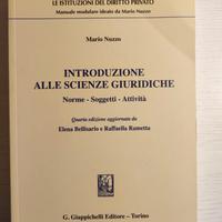 INTRODUZIONE ALLE SCIENZE GIURIDICHE