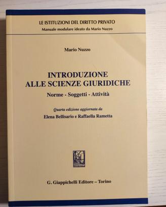 INTRODUZIONE ALLE SCIENZE GIURIDICHE