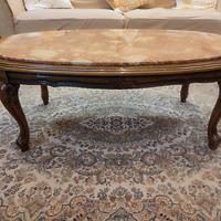 tavolino in marmo e legno