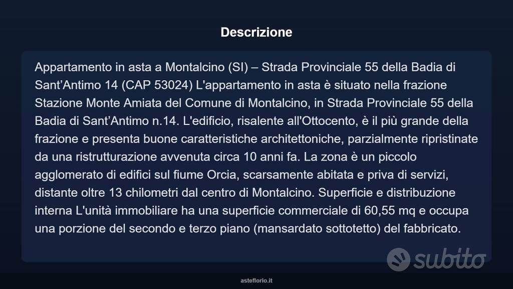 Appartamento – Montalcino, Monte Amiata Scalo - Vista 4