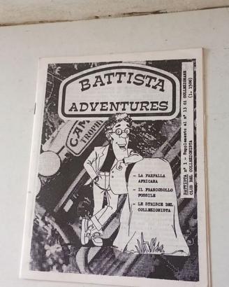 BATTISTA ADVENTURES N.1 ORIGINALE 1988  burattini