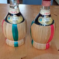 chianti  del 1985 in bottiglia da 500ml