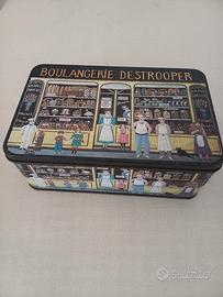 Scatola latta vintage Destrooper Belgio
