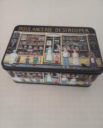 Scatola latta vintage Destrooper Belgio