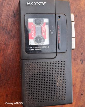 Sony mircocassetta vintage non testato 