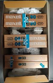 audiocassette maxell sigillate XLII 90 minuti 