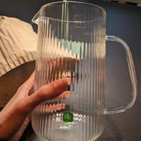 caraffa nuova gemme IVV glassmakers+ 6 bicchieri 