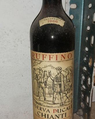 Chianti riserva ducale ruffino 1966