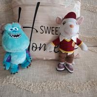 Due peluche Mr. Sully Walt Disney e Tom