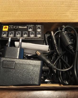 Alimentatore per pedaliera effetti chitarra 18W 