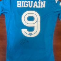 maglia originale Napoli calcio Higuain autografata