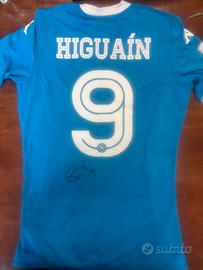 maglia originale Napoli calcio Higuain autografata