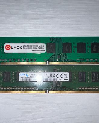 8GB RAM DDR3