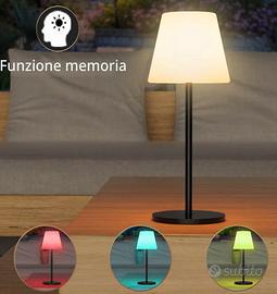 Lampada LED senza fili RGB con telecomando