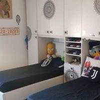 Letti singoli  contenitori ecopelle