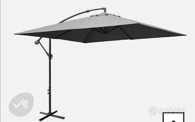  ombrellone più piastre di peso più pavimento pvc