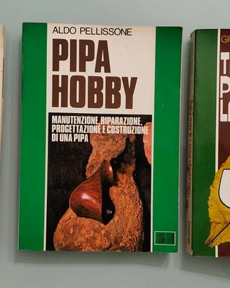 Lotto 3 libri vintage Pipa e Tabacco Pellissone
