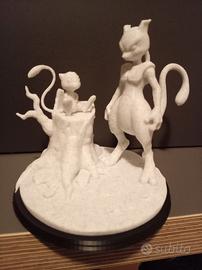 Statuetta Mew e Mewtwo