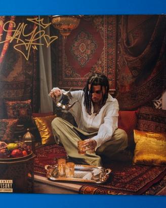 Vinile Bordeaux autografato "Santissimo"