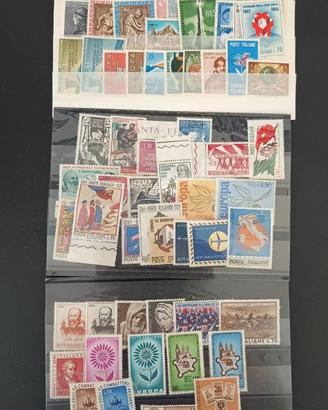 francobolli italiani nuovi 1962/1965