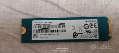 SSD M.2 SanDisk SD8SN8U 128GB Unità a stato solido