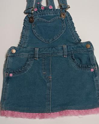 Salopette a Gonna Brums in Jeans
