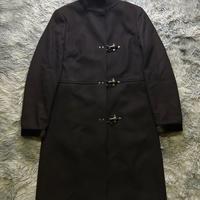 Fay Virginia Wool Coat dettagli velluto Marrone M
