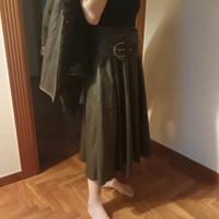 Gonna + cinturone in pelle