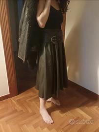 Gonna + cinturone in pelle