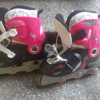 Pattini e casco per bimba