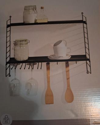 scaffale da parete per la cucina 