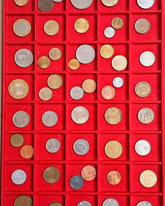 Lotto 50 monete Mondo tutte diverse
